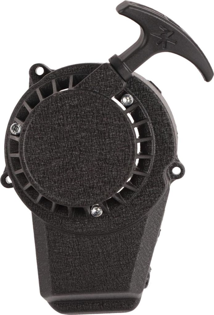 Pull Starter, Aluminiumlegierung rostbrichter Rückstoßstarter Easy Installation Schwarz für 2 -Takt -Motor 49cc Pocket Bike Mini ATV Dreck