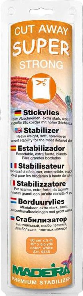 MADEIRA 20990220 superstarke Stickunterlage Stickvlies, weiß