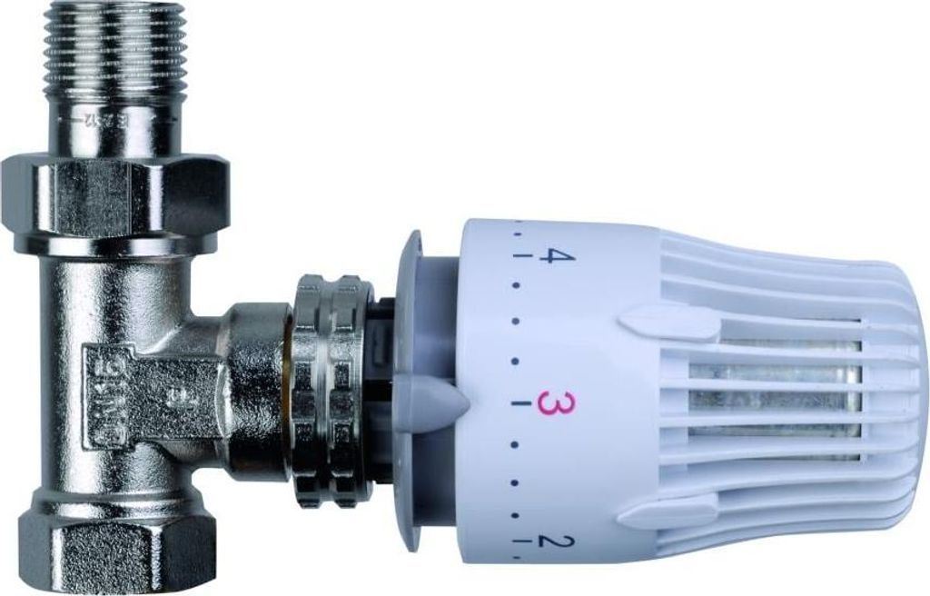 Universal Thermostatventil-Set 1/2, Kopf K, Durchgang Produktbild 