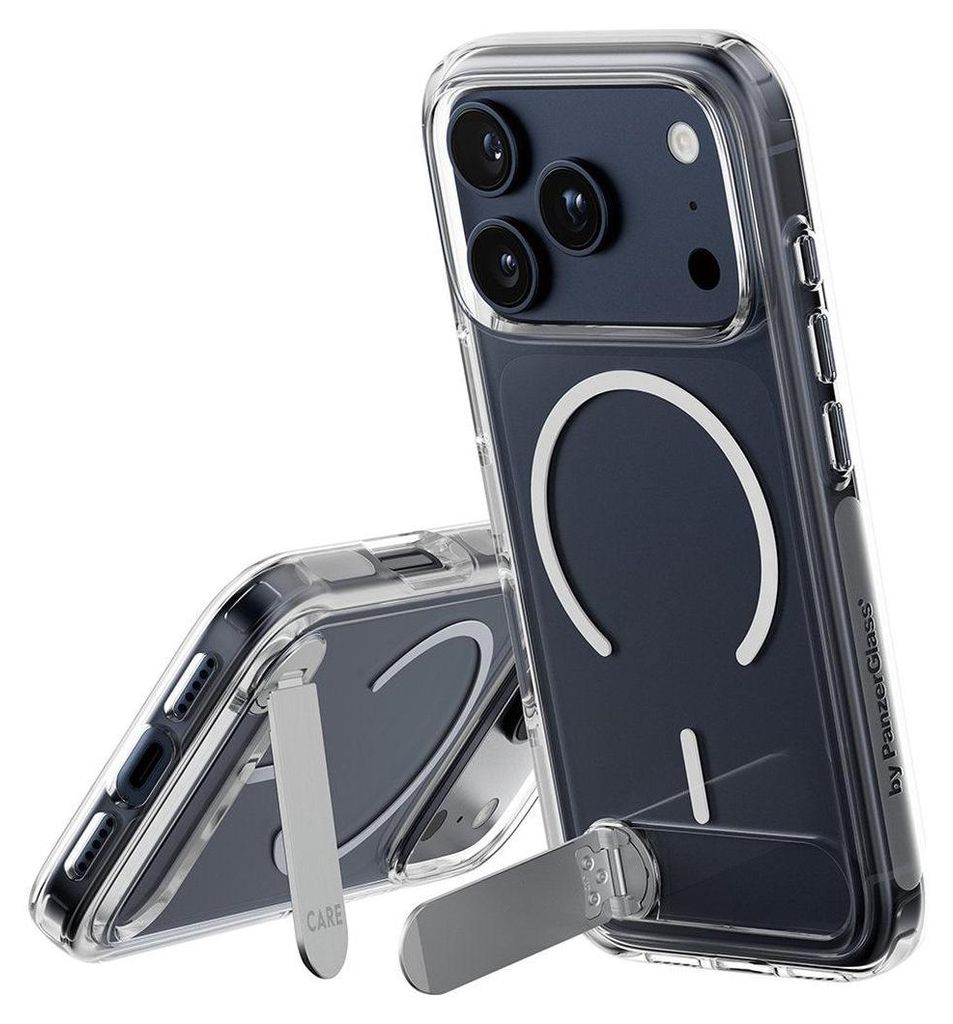 CARE by PanzerGlass Feature Case Transparent w. Kickstand & Produktbild 