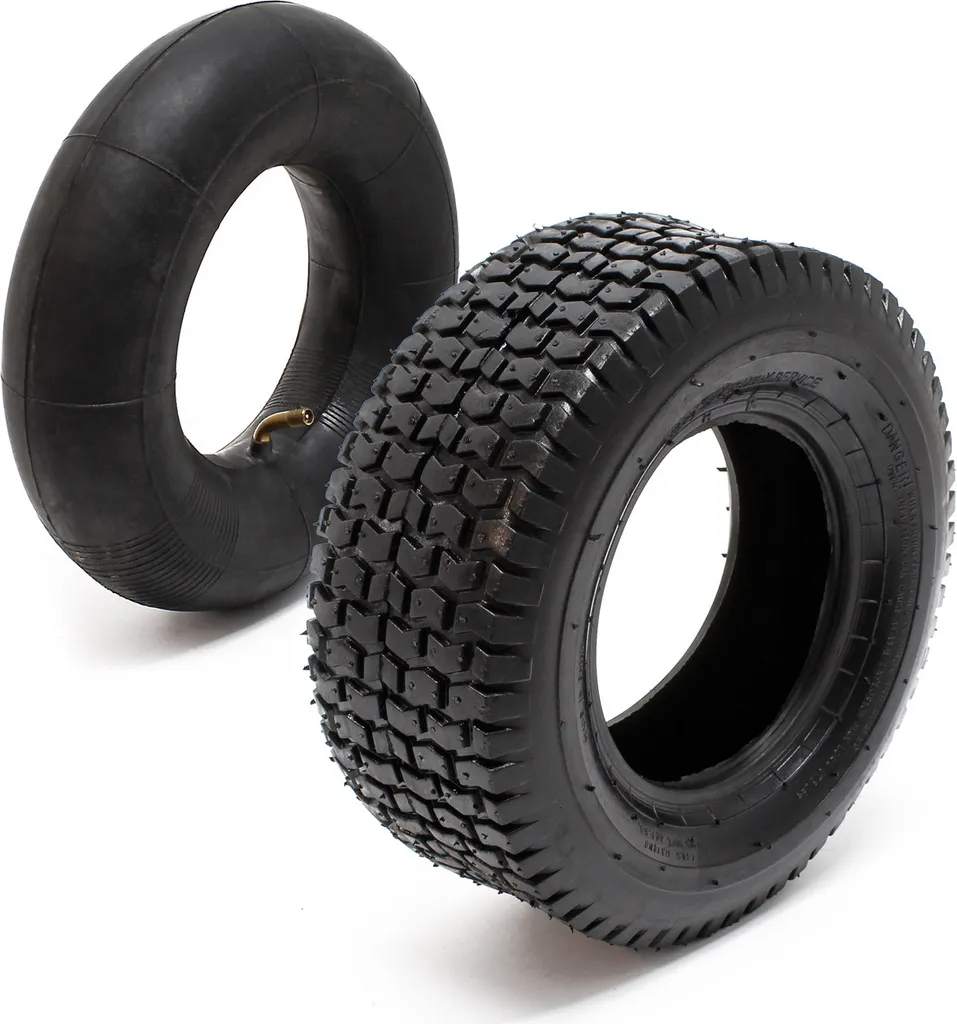 Pneu gazon 15x6.00-6 pour autoportée avec chambre à air renforcée 4PR
