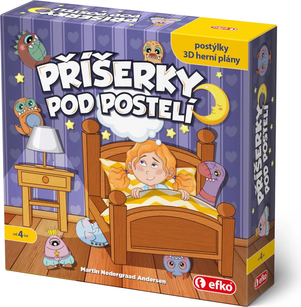 Jeu d'observation Les monstres sous le lit pour enfants dès 3 ans