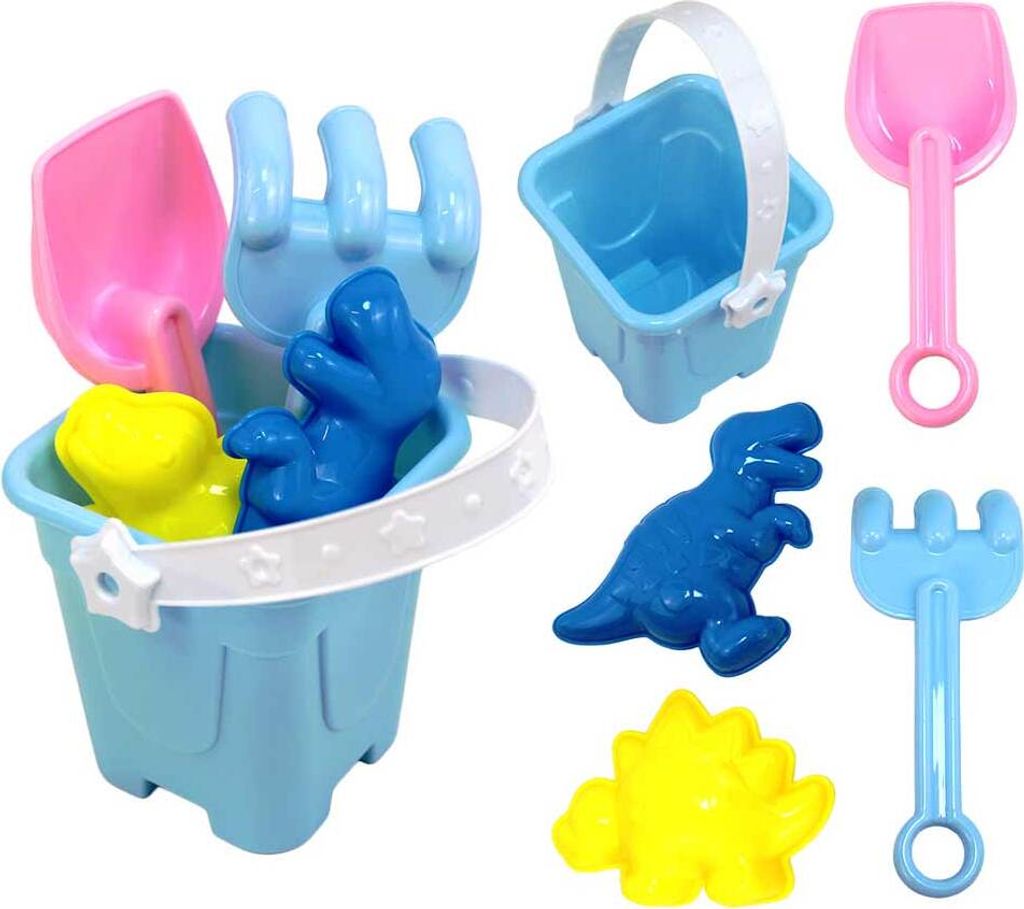 Dino Sandspielzeug im 5-teiligen Set - ca. 15 cm