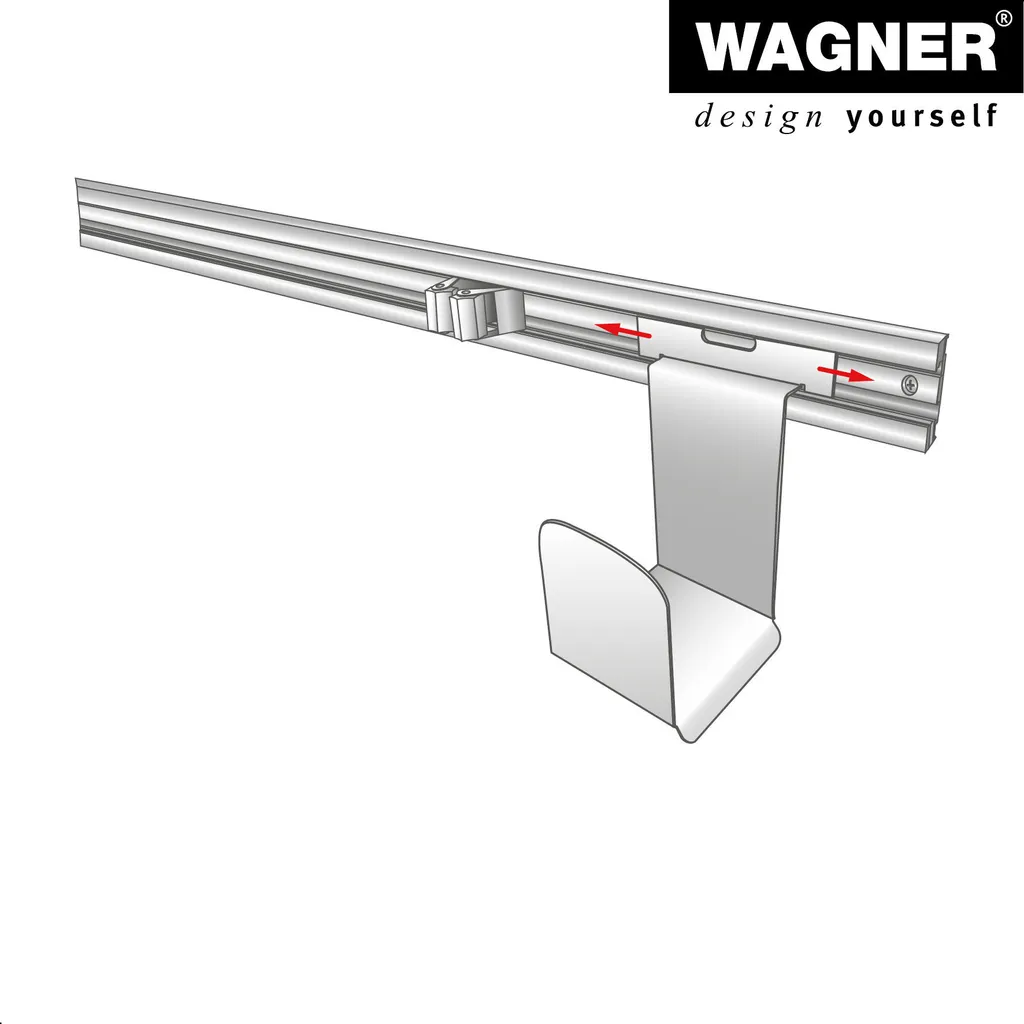Offerta Wagner Design Yourself 15208901 Supporto WH 2089 Nero - 4