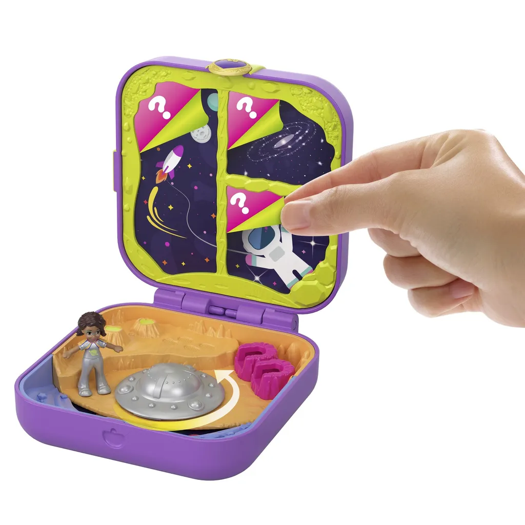 Polly Pocket Aventure Spatiale Trésors Cachés avec Surprises Intégrées - 4