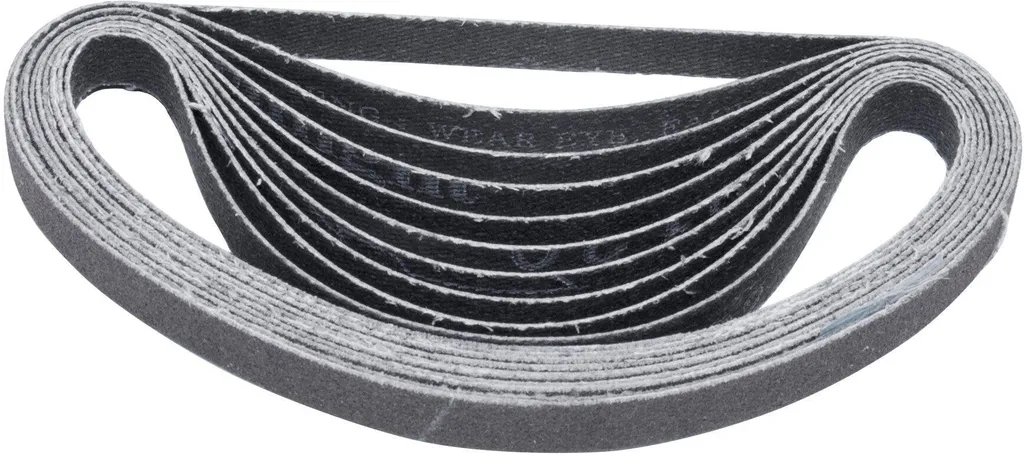 Patins abrasifs K120 haute résistance pour ponceuse à bande - Grain Moyen
