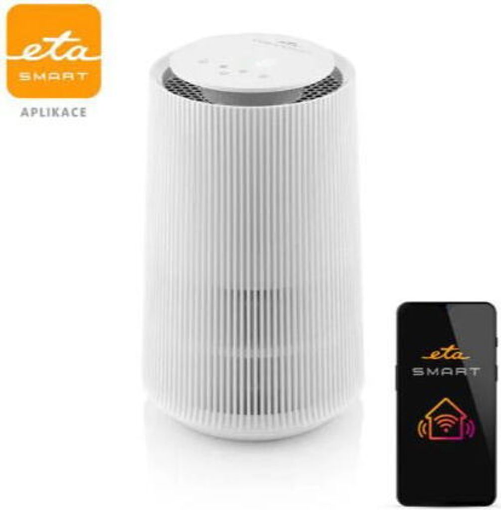 Luftreiniger Lumio 7569 90000 WLAN 3-in-1 HEPA UV Filter 250m³/h 99,97% Filtration für 30m² Räume Allergiker 25x29x40cm