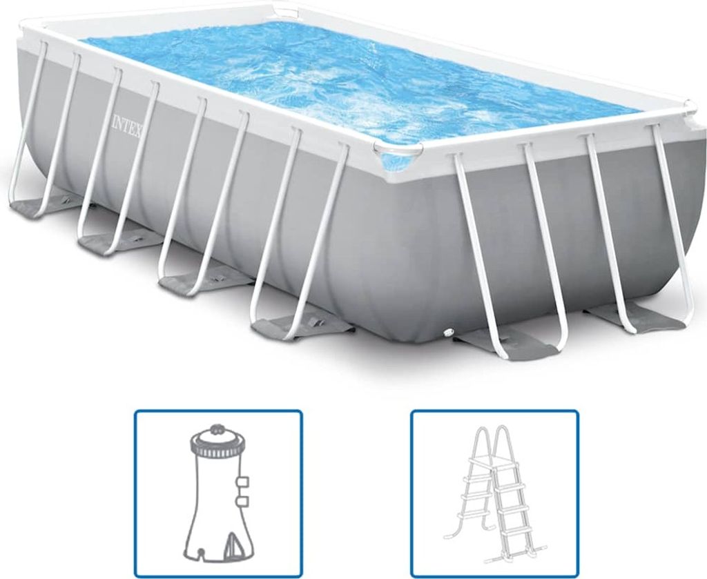 Intex Swimmingpool-Set Prism Frame Rechteckig 400 x 200 x Produktbild 4