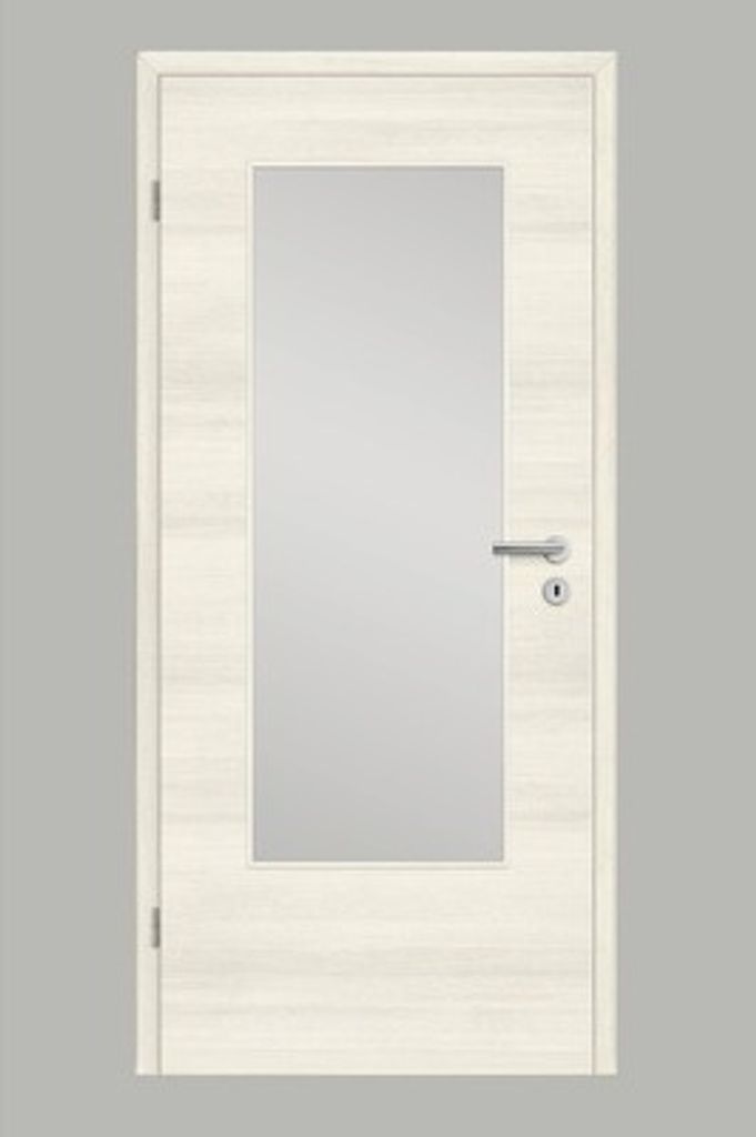 Pertura Zimmertür Yori CPL Berglärche quer 73,5x198,5 cm Links mit Lichtausschnitt G3 (ohne Glas)