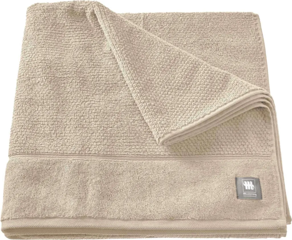 Telo Doccia 80x160 Musterring Solid Beige - Resistente e Ultra Assorbente