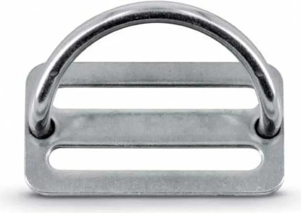 Boucle de Ceinture de Plongée avec Anneau D-Ring Argent Best Divers