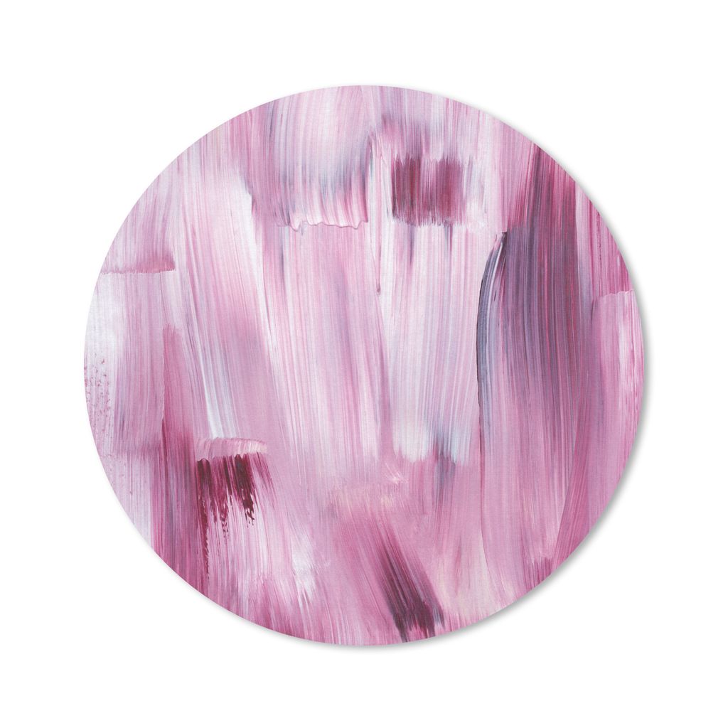 MuchoWow Mauspad Mousepad Farben - Farbe - Rosa 30x30 cm - Mousepads - Maus Mat - Pad - Mausunterlage - Tischunterlage - Schreibtischmatten