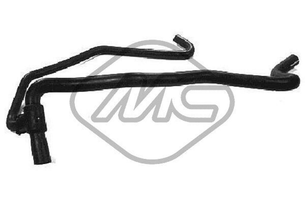 Metalcaucho Wärmetauscher-Schlauch 08134 für RENAULT CLIO I (B/C57, 5/357) 0,34kg 340g