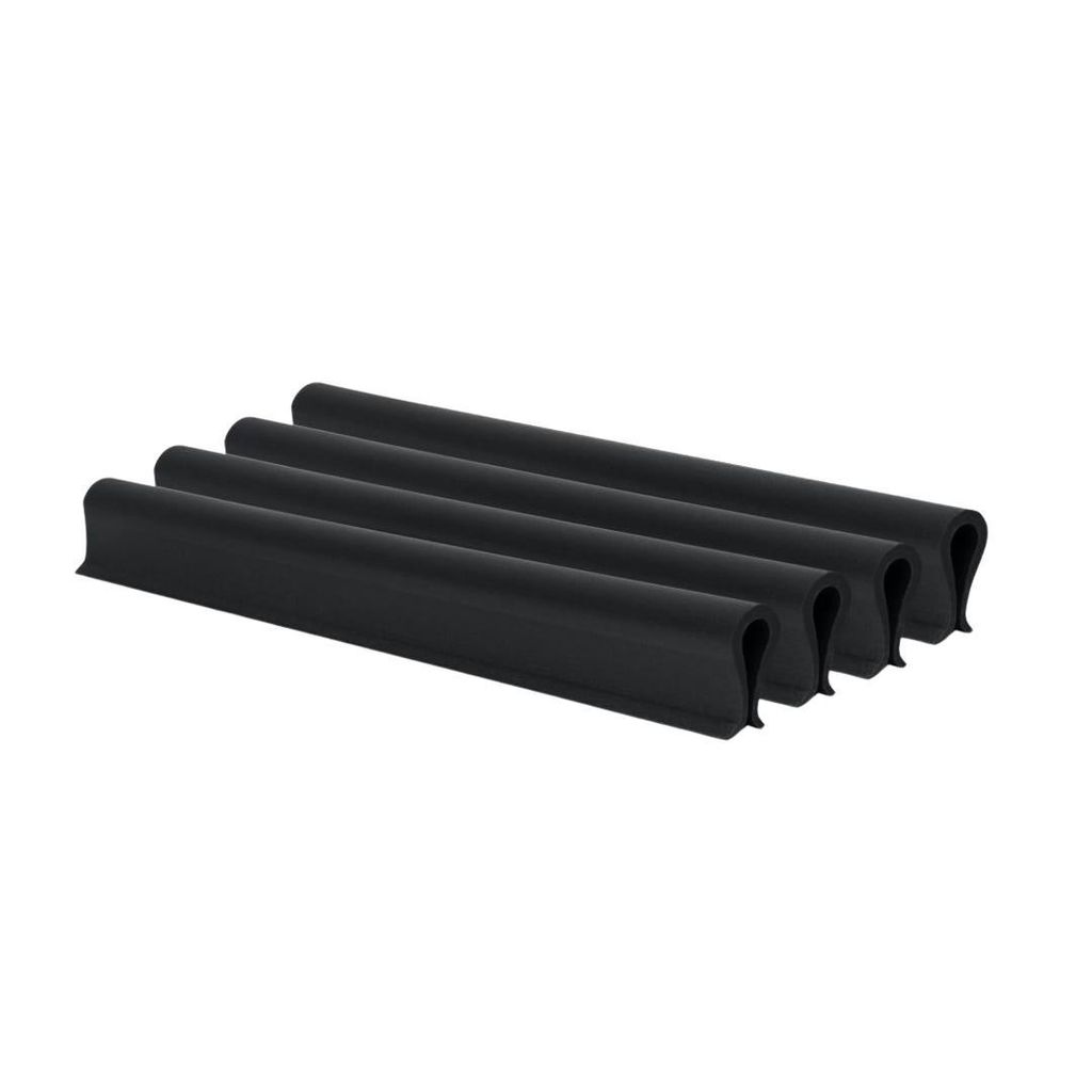 FORTENA Befestigungsclips Abschlussclips 10 Stück, Befestigungsschienen für Zaunlatten, Höhe 19 cm, Clips für Sichtschutzleisten