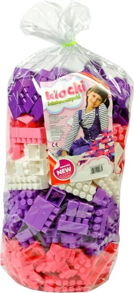 BĄCZEK Klocki KL-3 01844 Jeu de Construction Rose pour Filles