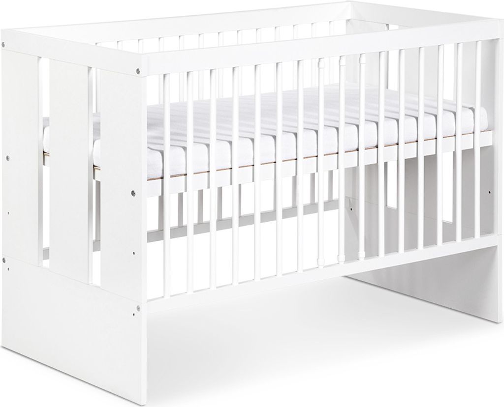 Łóżeczko dziecięce PAULA 120x60 białe Zdjęcie produktu 