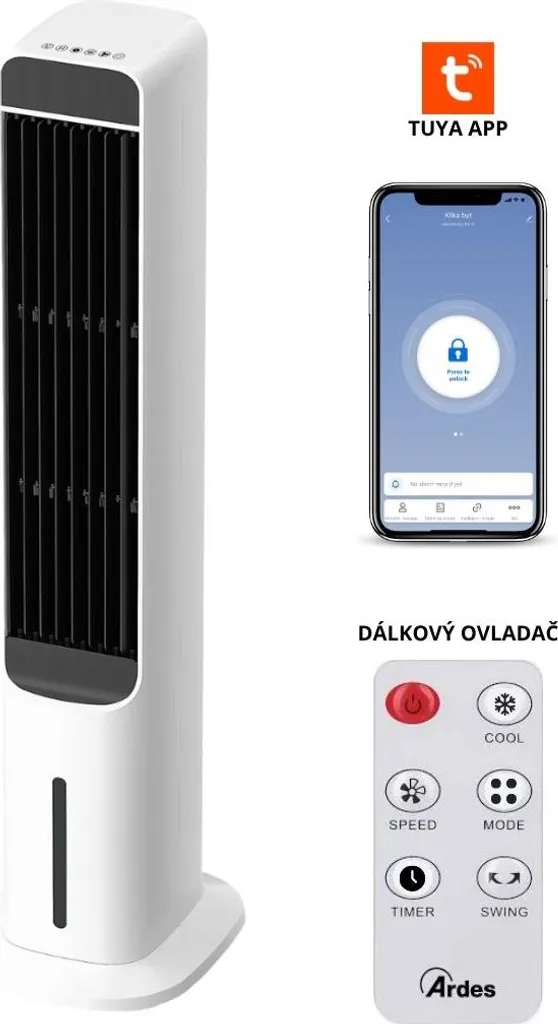 BOT Smart Air Cooler WT1 5L WiFi - Raffrescatore Evaporativo IoT