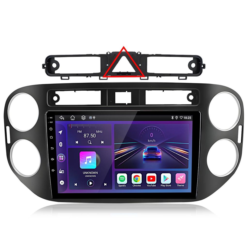 1+32GB Android13 Autorádio CarPlay android auto DAB+GPS Obrázok produktu 