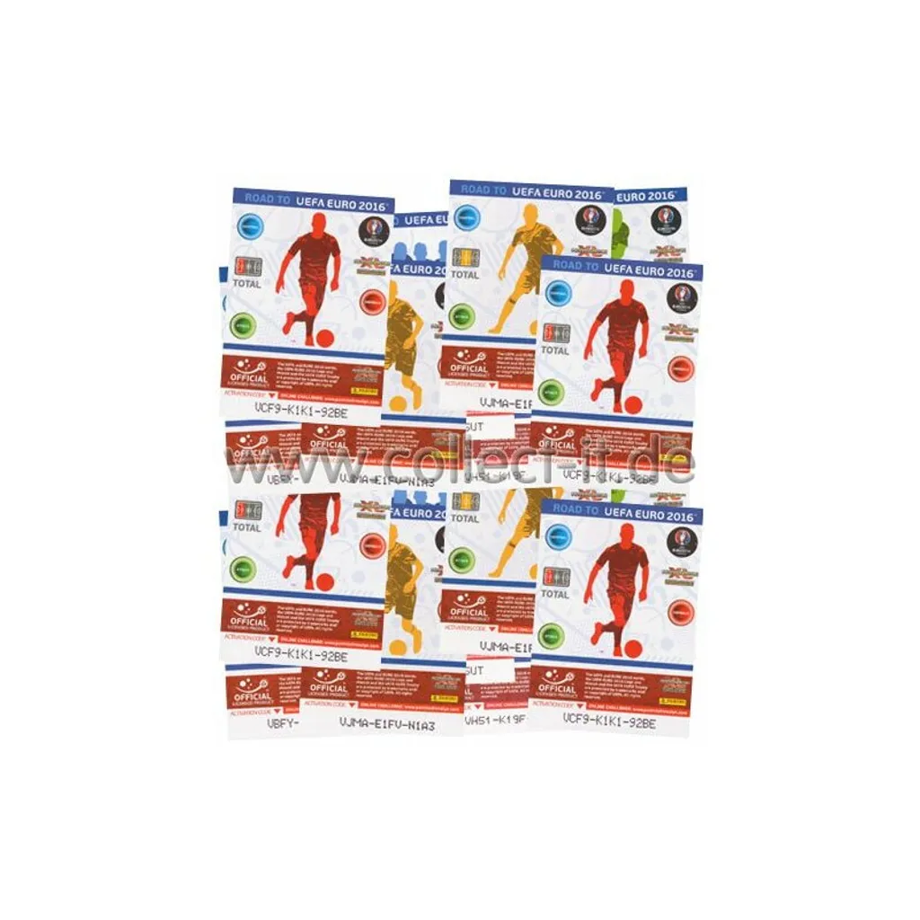 Série Complète 18 Cartes Rising Stars Panini Road to Euro 2016 XL