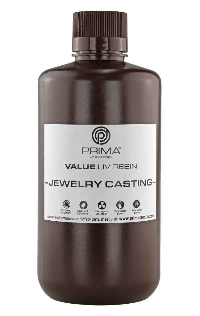 PrimaCreator Value Jewelry Casting Vert - Résine Calcinable 1 kg