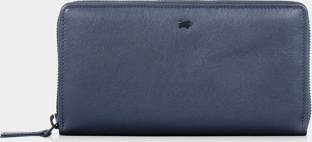 Portefeuille long 18CS ANTHRAZIT en cuir gris avec protection intégrée