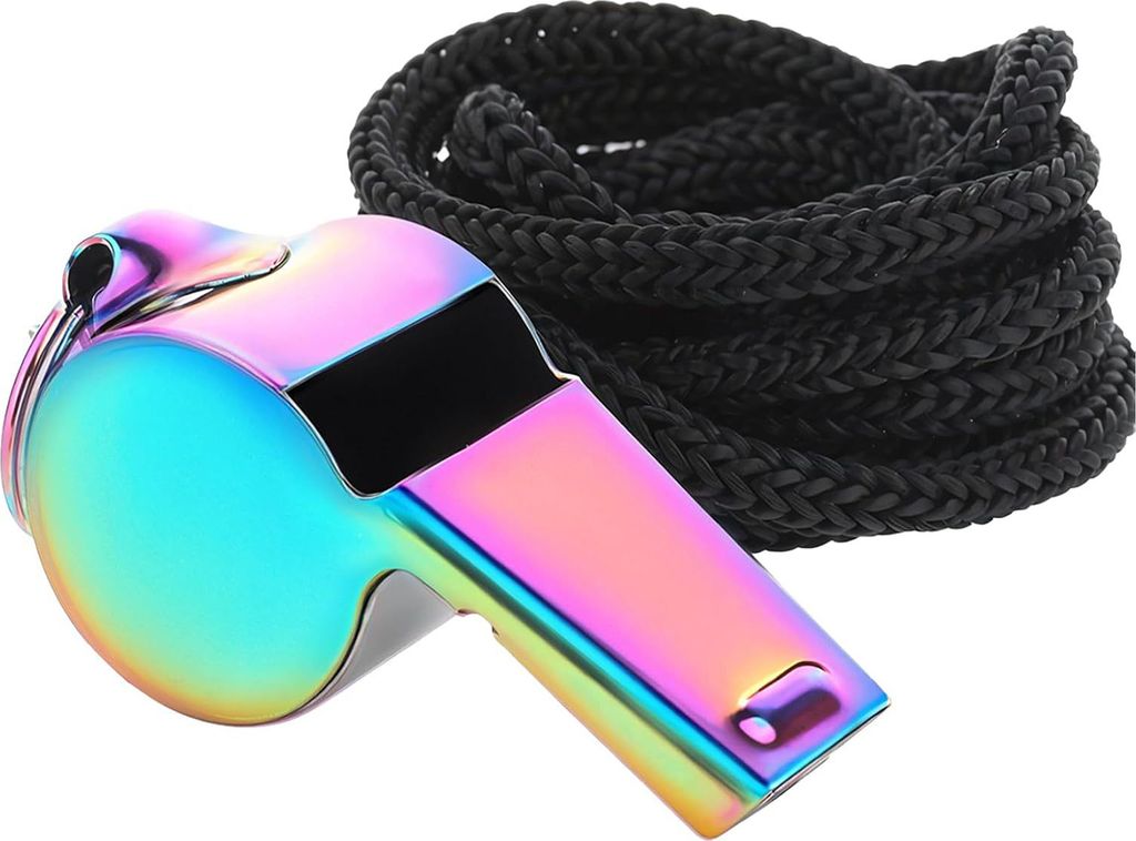 1 Stück/2 Stück Sportpfeife Edelstahlpfeife mit Lanyard Lauter, knackiger Klang Pfeife für Trainer Schiedsrichter Offizielle