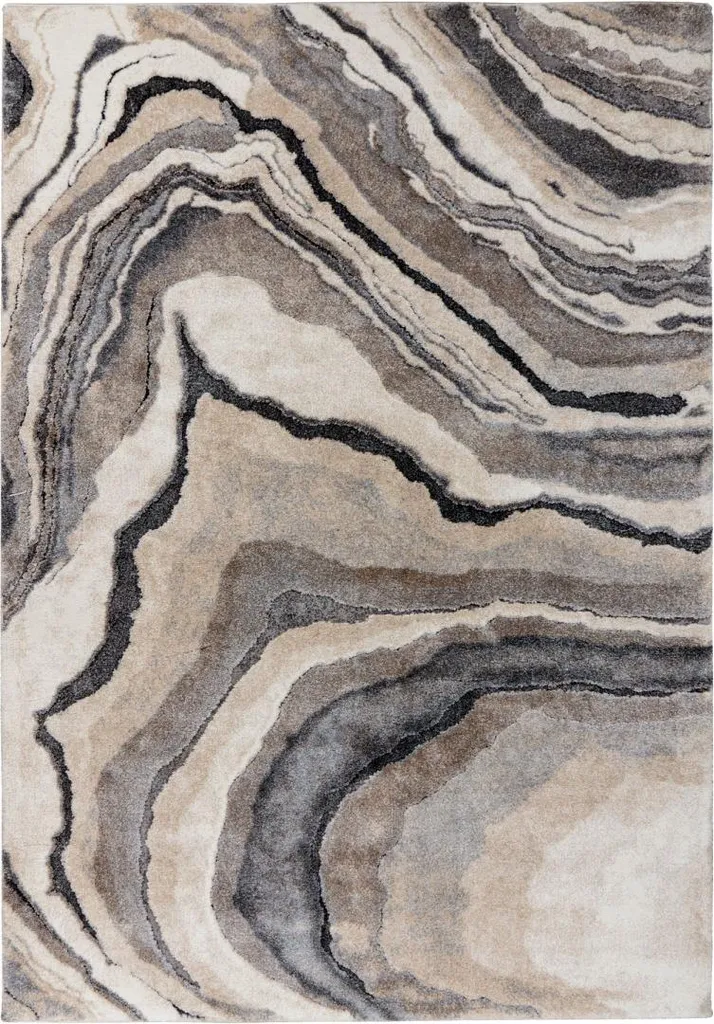 Tapis Gris My Bologna 140x200 cm - Facile à Nettoyer et Très Résistant