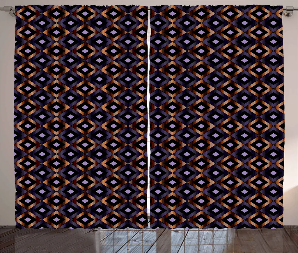 Tenda Viola e Nero Abakuhaus 280x175 cm | Lavabile e Facile da Appendere