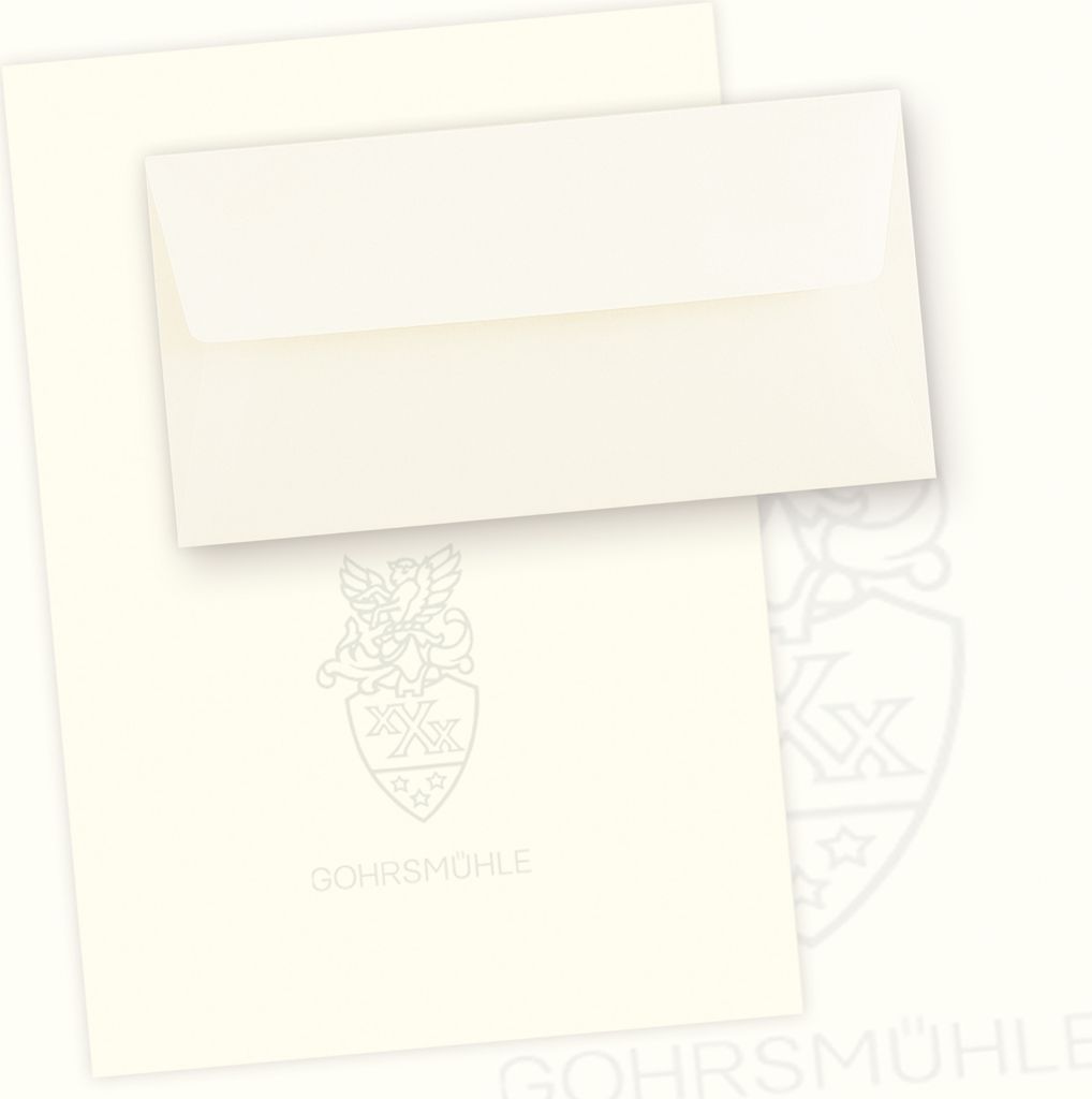 Gohrsmühle Briefpapier Set mit Wasserzeichen (50 Sets) DIN Produktbild 