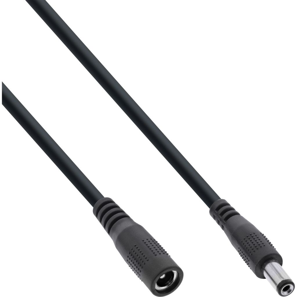 Przedłużacz InLine® DC, wtyk/gniazdo DC 5,5x2,1 mm, AWG 18, Zdjęcie produktu 