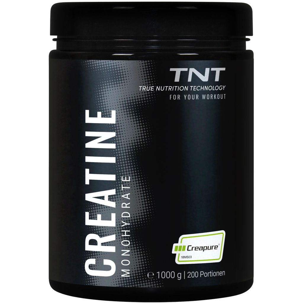 TNT Creatine Monohydrate Creapure (1000g) - reines Kreatin für Kraftsport und Leistungssportler - Germany