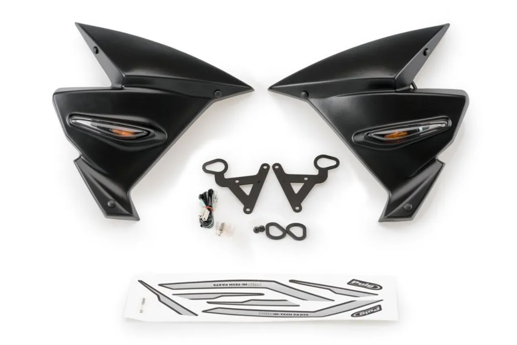 Bouchon de radiateur PUIG 9378J pour YAMAHA MT-09 noir mat