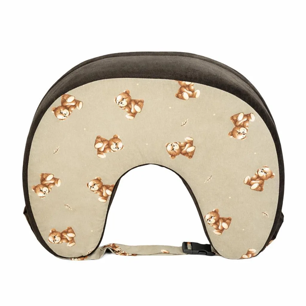 Coussin d'allaitement ergonomique Flumi : sangle réglable et coton doux - 2