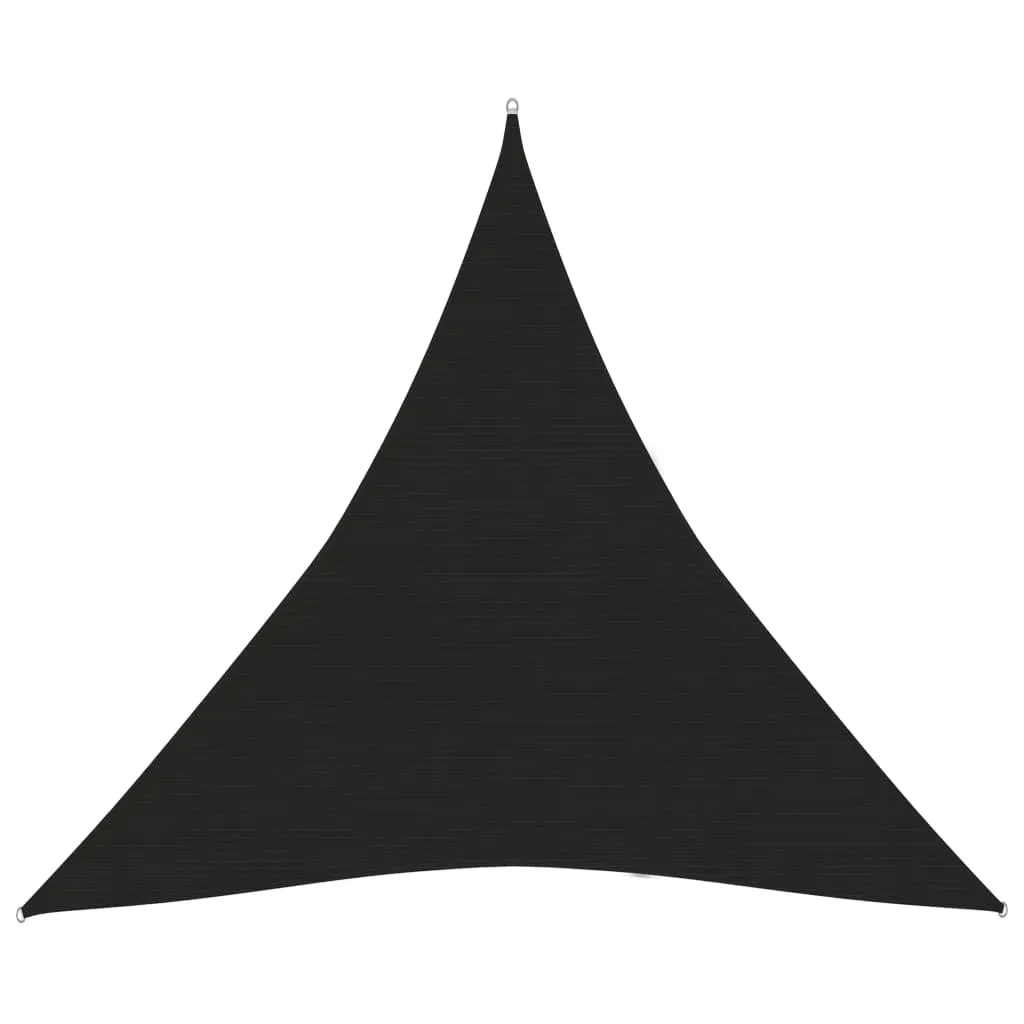 Vela Ombreggiante 4x4x4m Nero HDPE 160g/m² | Design Esterno Moderno