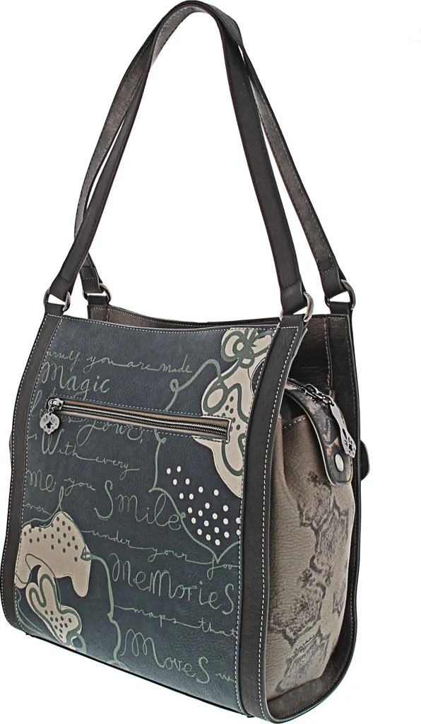 Anekke borsa a tracolla Real Tote Bag Multicolor multicolore - 15