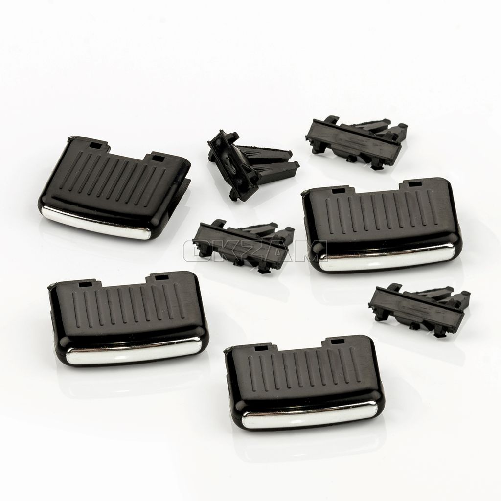10X Für Vorne Rechts Lüftungs Klappen, Vordere Reihe Luft Gitter Klappen Clip Fur W166 Ml Gle Klasse X166 Gl Gls Klasse~p196589614