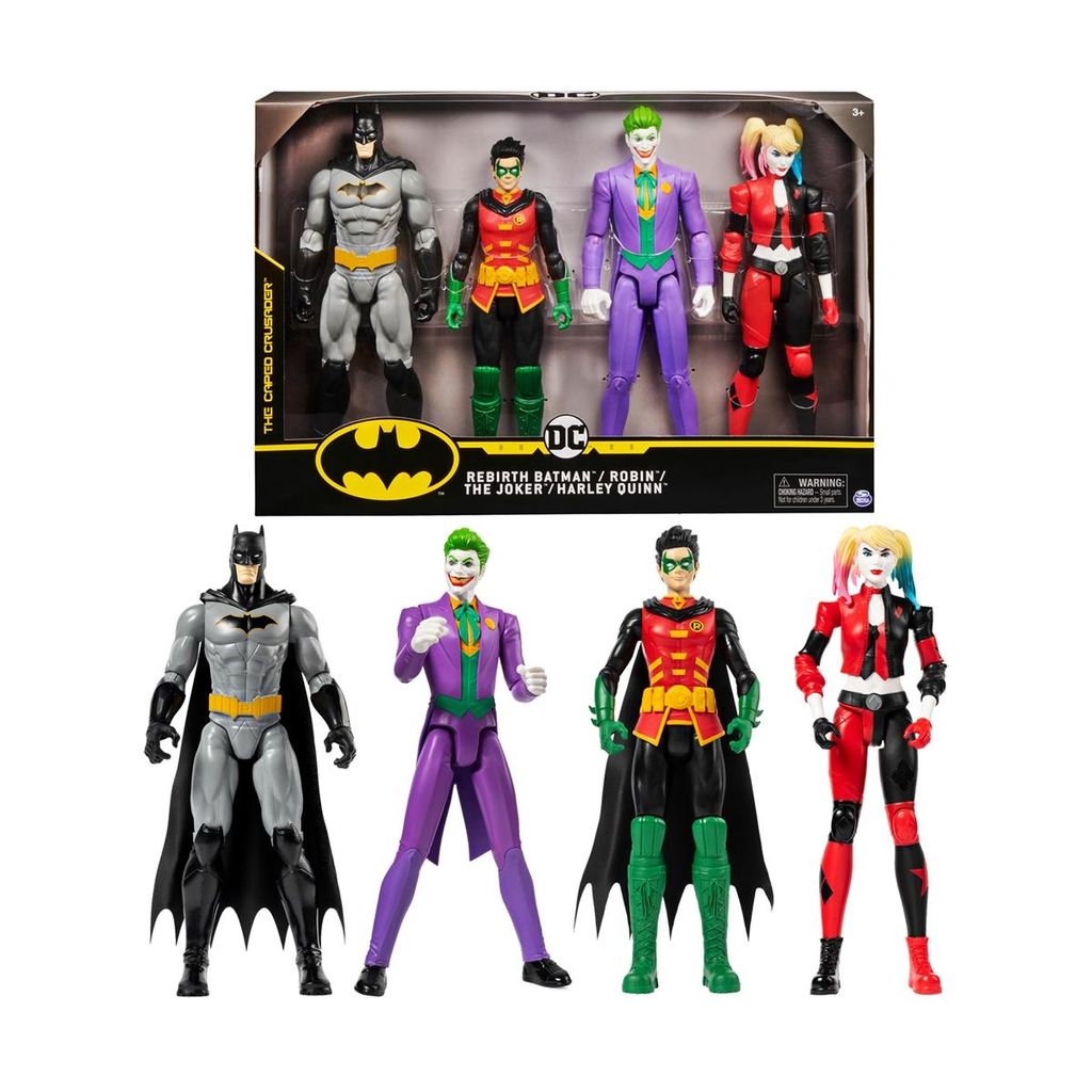 Grande 4-in-1 DC Comics Batman, Robin, Joker, Enigmista Immagine del prodotto 
