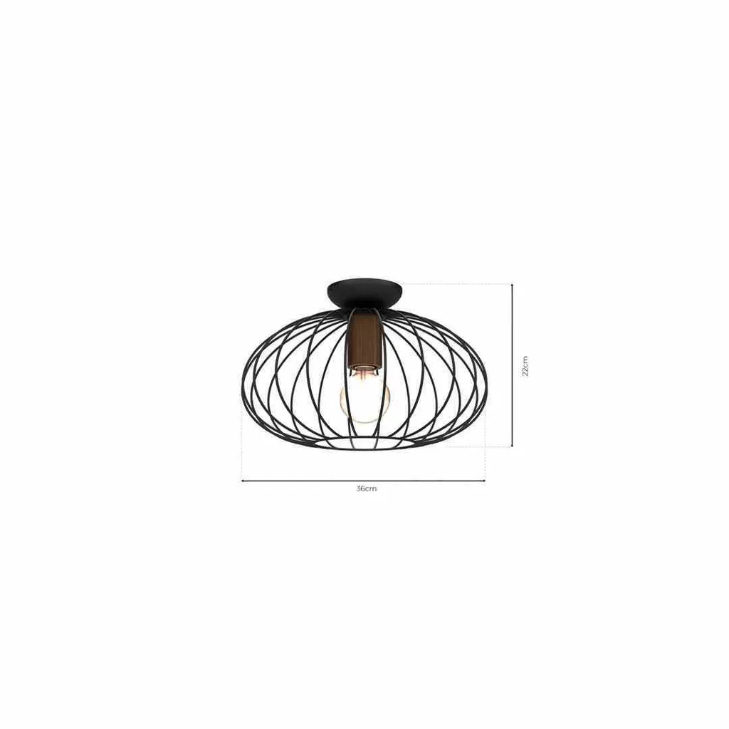 Plafonnier MLP7958 Milagro : Solution d'Éclairage Design pour Plafond Bas