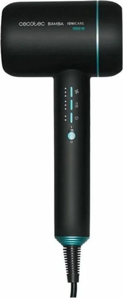 Sèche-cheveux moteur numérique puissant Cecotec Bamba 1800W avec ions