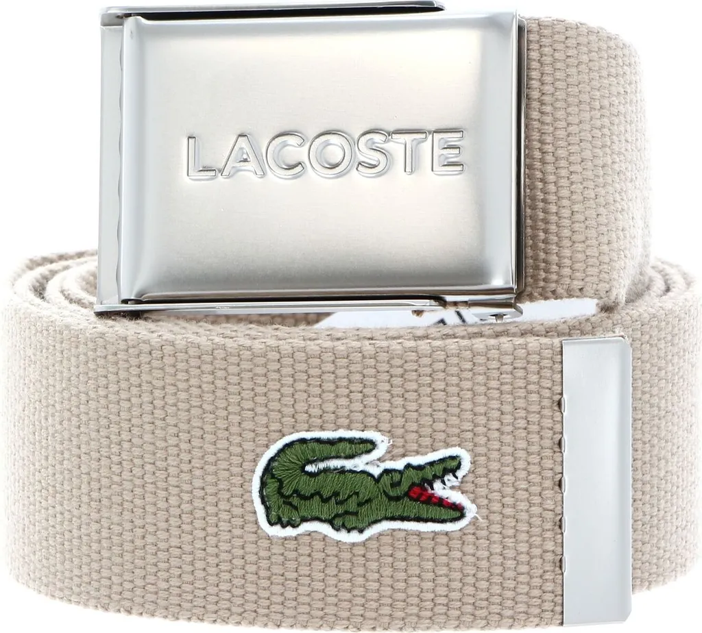 Lacoste Cintura Woven Strap W100 Viennois Beige - Eleganza Casual