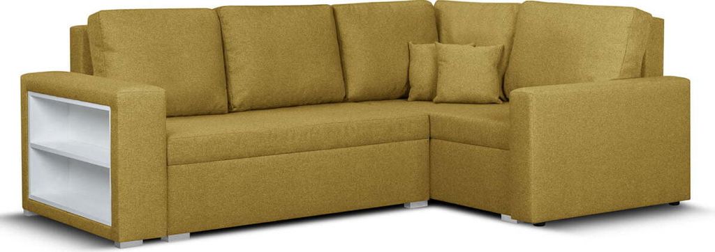 Ecksofa mit Schlaffunktion MILO1 - Gelb
