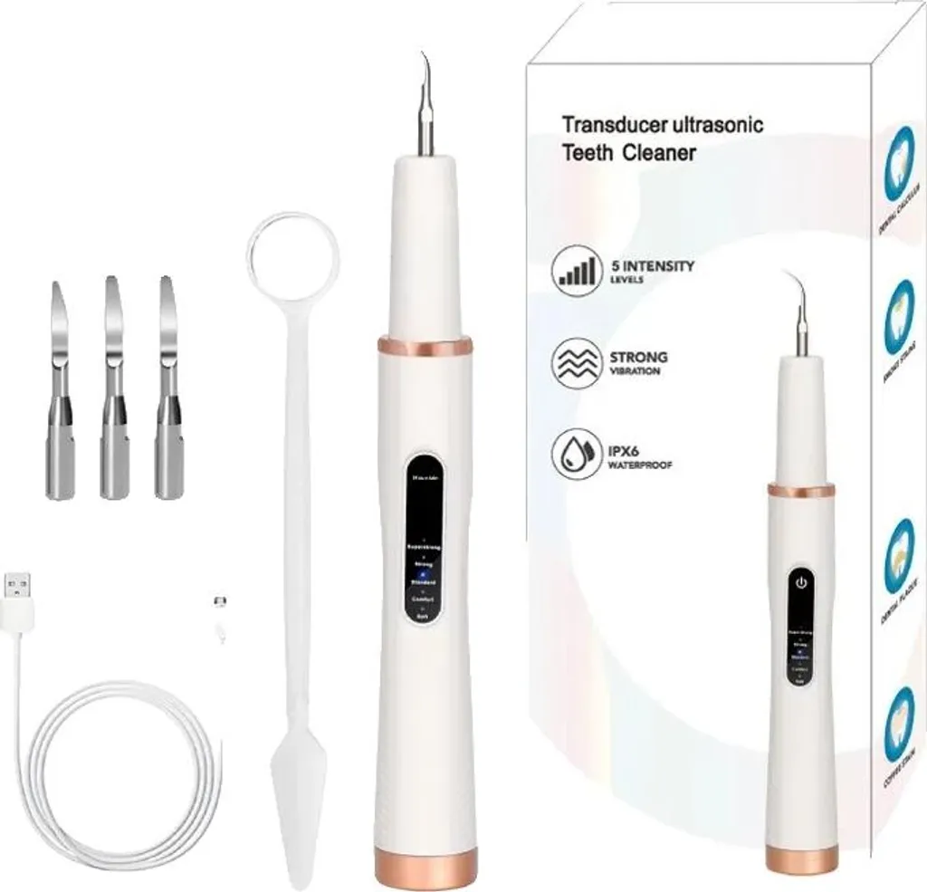 Rimuovi Tartaro Ultrasuoni Cani e Gatti Upgrade Bianco | Pulizia Professionale