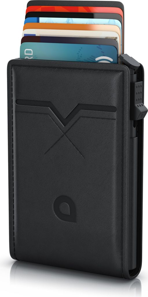 Aplic RFID Kartenetui aus Leder und Aluminium, Produktbild 