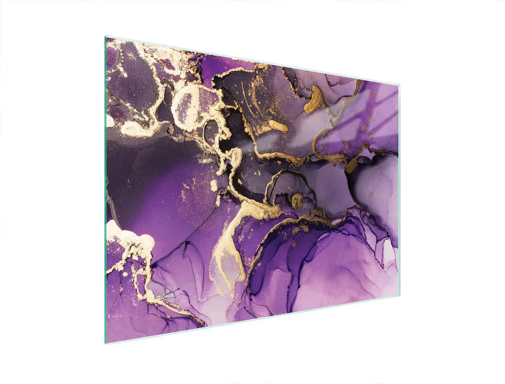 Tagliere in Vetro Temperato 40x30 Viola | Igiene e Design per Cucina