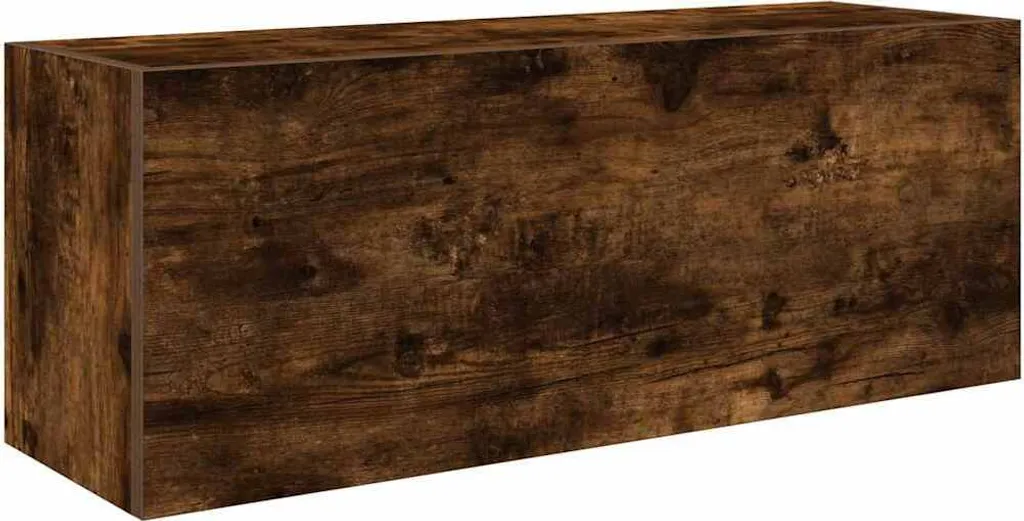 Mobiletto Bagno Salvaspazio SYFAX™ 80x25x30 Rovere Fumo Robusto