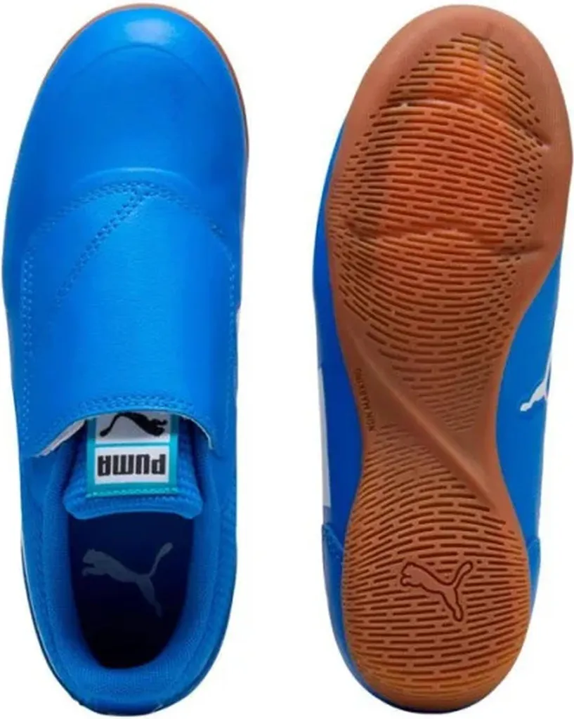 Chaussures de futsal Puma performantes et légères bleues taille 28 - 3