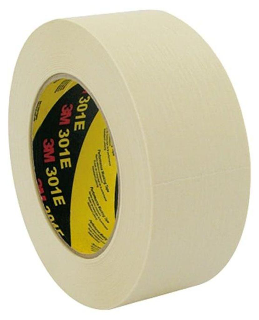 nastro adesivo crespato 3M 301E, 36 mm x 50 m, carta, beige Immagine del prodotto 