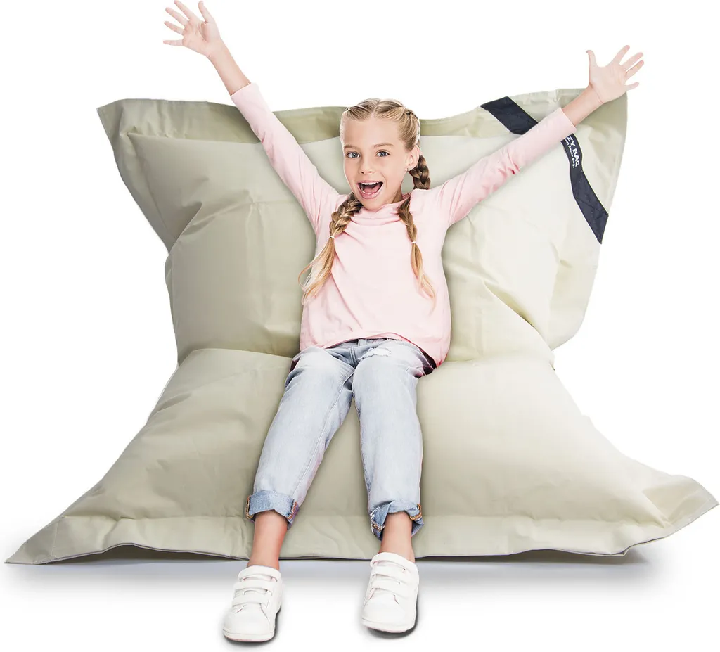 Lazy Bag Junior Beige: La Poltrona Sacco per i Piccoli di Casa - 10