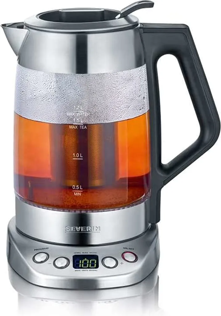 Théière électrique Severin WK3479 pour infusion de thé en feuilles