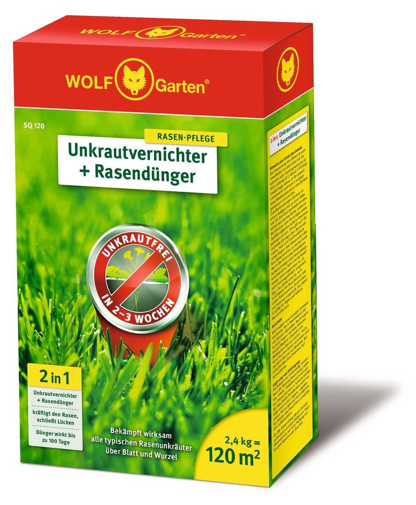 Wolf-Garten SQ120 diserbante + concime per prato SQ 120, Immagine del prodotto 